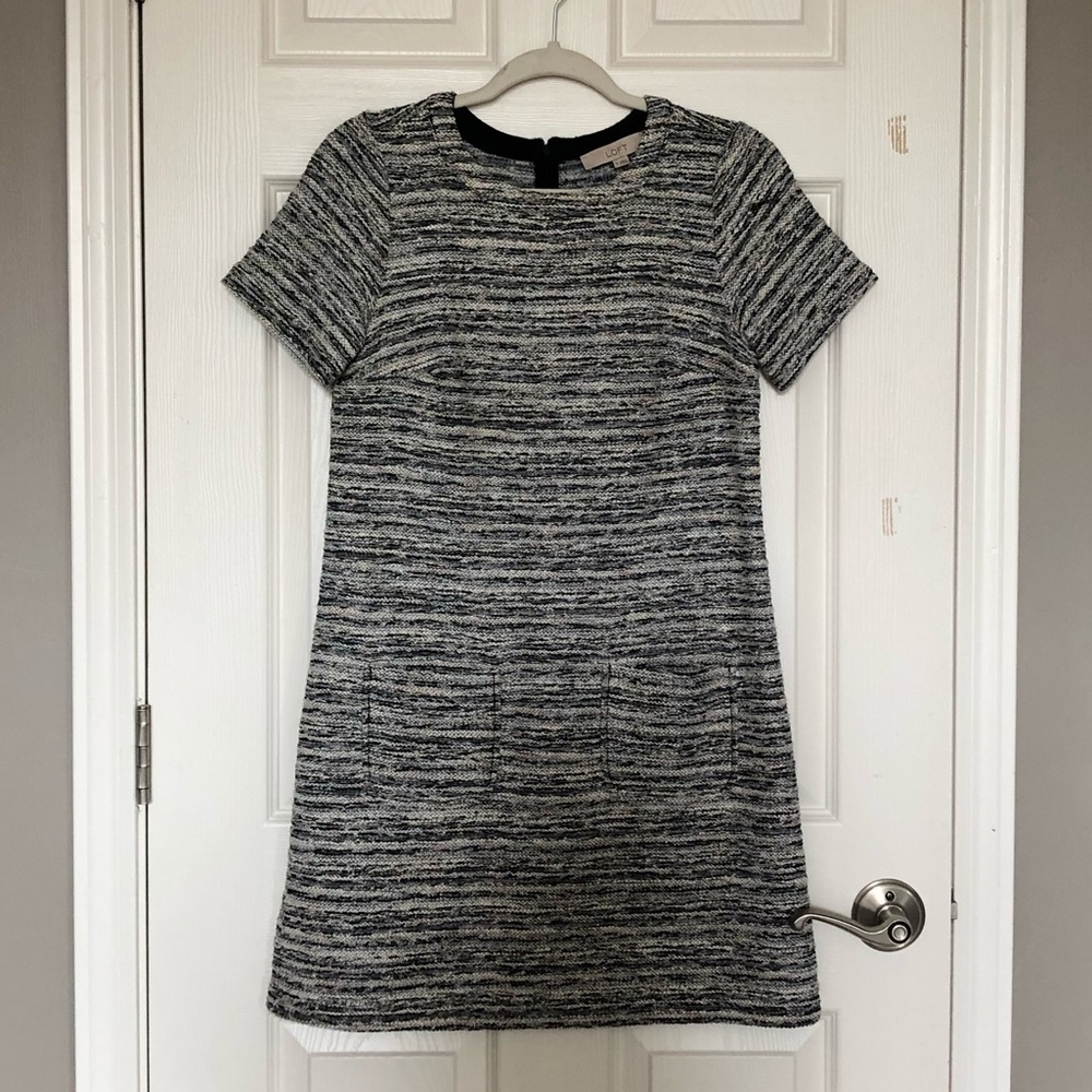 Loft Tweed Mini Dress